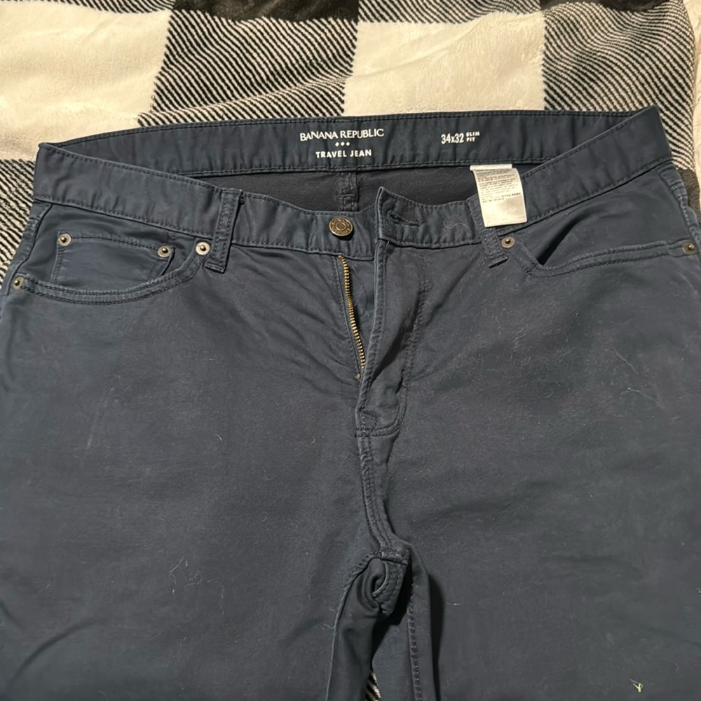 Banana republic travel Jean 34x32 slim fit blue